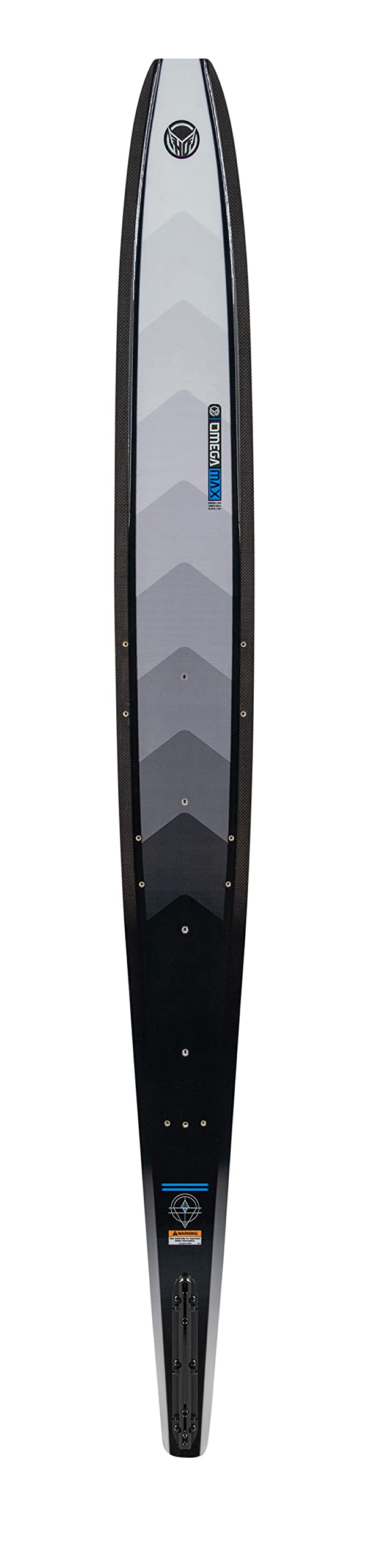 HO Carbon Omega Max Slalom Waterski 65 W/Double Stance Bindings (4-8)