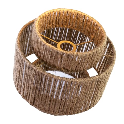 Osasy pantalla para lámpara de mesa madera lámpara colgante de ratán pantalla para lámpara estilo boho pantalla para lámpara de techo lámpara de mesa pantallas para lámparas colgantes Vintage Home