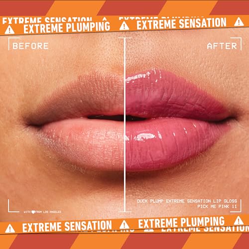 NYX PROFESSIONAL MAKEUP Duck Plump High Pigment Plumping Lip Gloss with Spicy Ginger, Vegan Lip Makeup - Pick Me Pink (Soft Rose Pink) - image 3