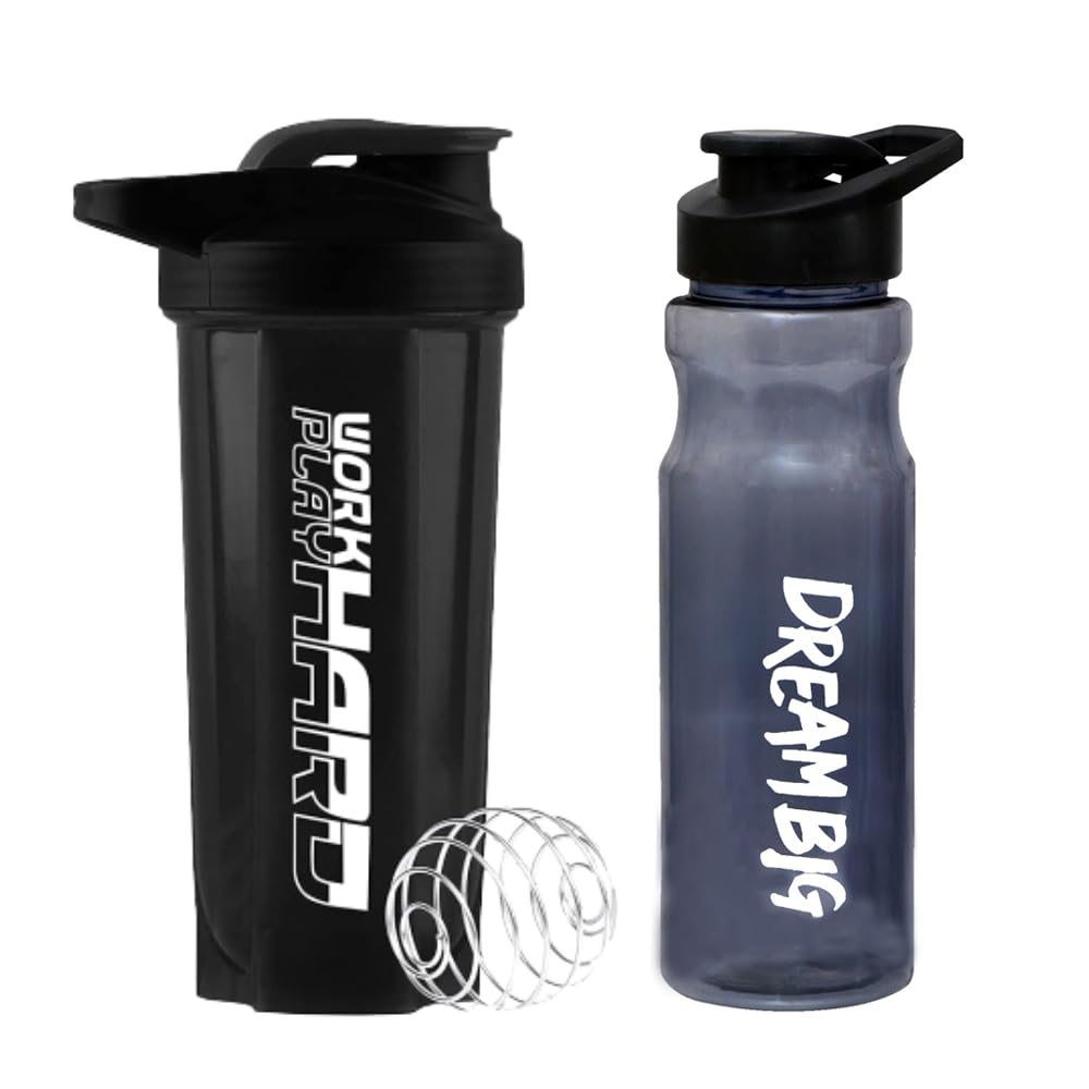 Amazing Quality of Combo Gym Shaker and Sipper Bottle|Protein Shaker Bottle|Shaker Bottle 700 ml (Black)-picture-25