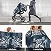 Baby Car Seat Canopy Cover for Mom, Soft Breathable Nursing Breastfeeding Covers Multi Use Stroller Sun Shade Newborn Shower Gift，Grey and White Owl