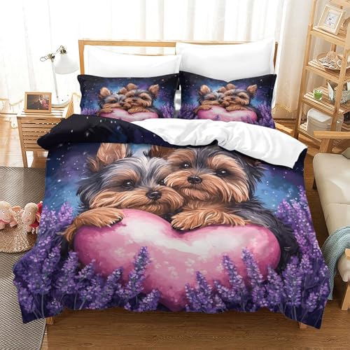 Microfibre résistante et fermeture éclair pour ce linge de lit