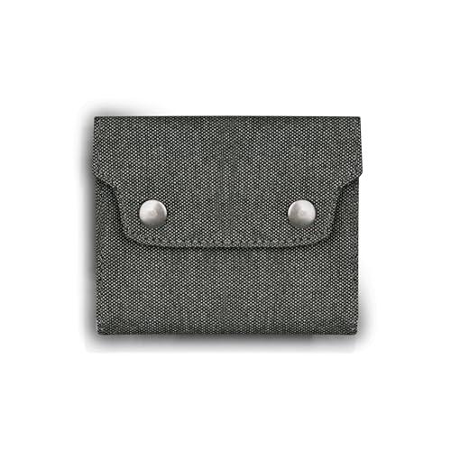 Image of Minimalist Slim Wallet and Credit Card Holder (Canvas Black)