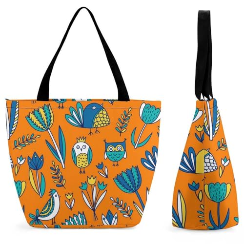 Sac à main pour femme Hibou sac à bandoulière grand format 32cm
