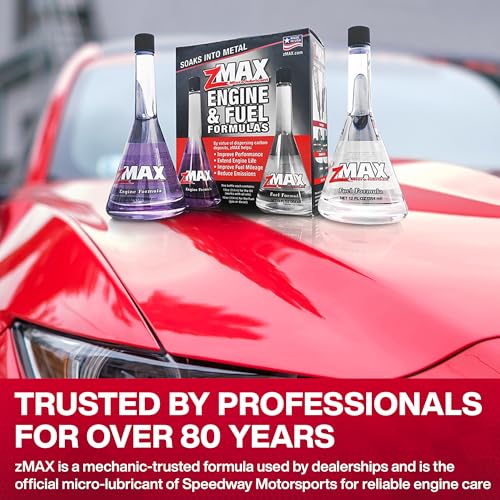 zMAX 58-011 - Engine & Fuel Formula Kit - Easy to Use - Reduces Carbon Build-Up & Lubricates Metal Extending Life of Car or Truck - Runs Efficiently, Improving Gas or Diesel Mileage - 12 oz - 2 Pack