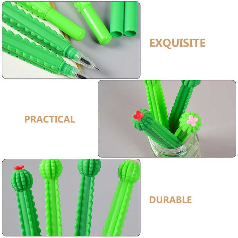 Set de 10 bolígrafos gel con diseño cactus Gadpiparty miniatura 4