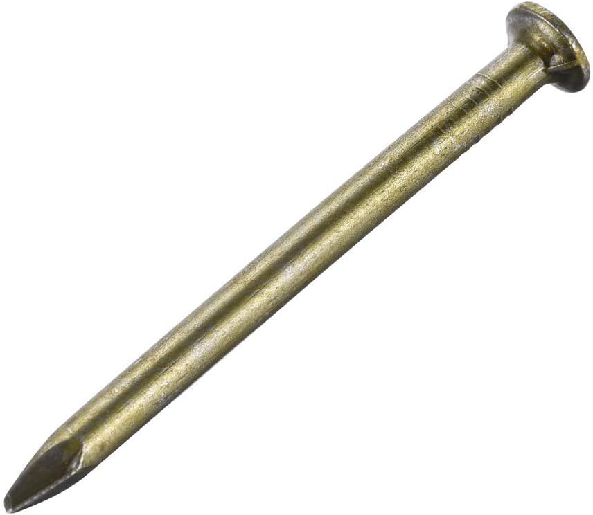 XYWHPGV Hardware Nails Carbon Steel Tip Wall Concrete Nails 50mm (2") 3.5mm Rod Dia Bronze Tone 100pcs(94289 018fe dc99b 5fe32 2012f 63043