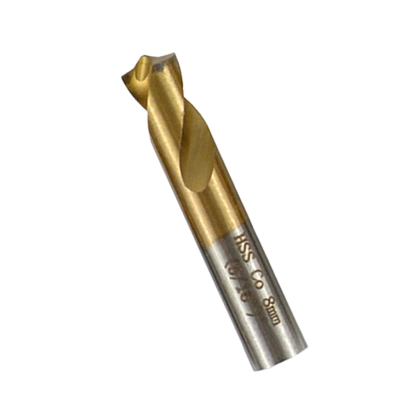 Piceioep 8Mm Welding Spotting Drill Bit Spotting Welding Drill Bit End Milling Cutter For Lathe Sheet Removal