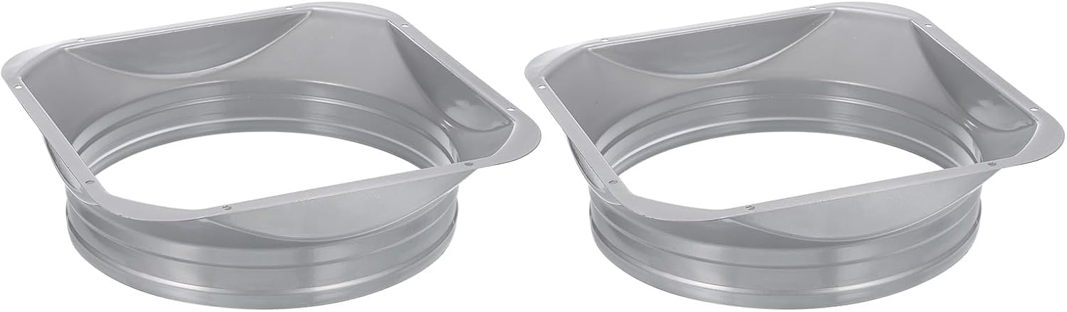 Raccord carré rond 10 pouces pour extracteur d'air CVC et conduit de hotte