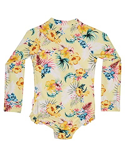 Image of Seafolly Baby Girls' Long Sleeve One Piece Swimsuit with Zip Front