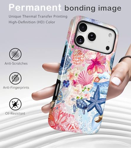 Coque iPhone 17 Pro Max antichoc et résistante aux rayures d'été - 4