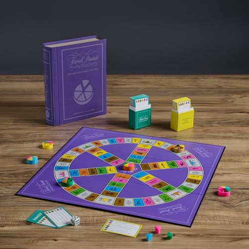 Trivial Pursuit Vintage Bookshelf Edition juego de mesa trivia miniatura 5