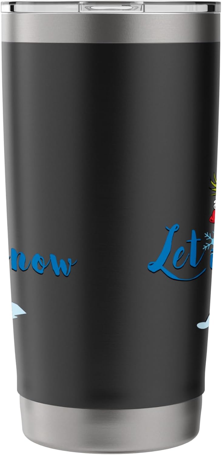 Dr. Seuss Grinch Let It Snow Stainless Steel Insulated Tumbler - Image 4