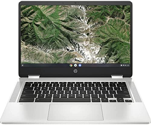 HP-Newest-Laptop-X360-14a-Chromebook-14in-HD-Touchscreen-Intel-Celeron-4GB-DDR4-64GB-eMMC-WiFi-Webcam-Stereo-Speakers-Bluetooth-5-Chrome-OS-Silver-Color-Renewed