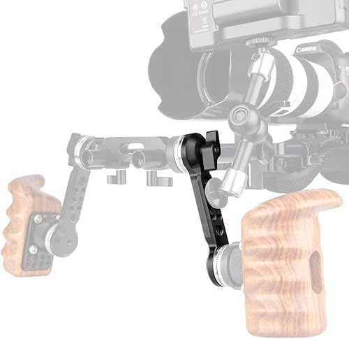 Miniatura 7 de NICEYRIG Brazo de extensión de roseta para ARRI estándar M6 montaje de rosca aplicable para el sistema de soporte de plataforma de hombro pesado de
