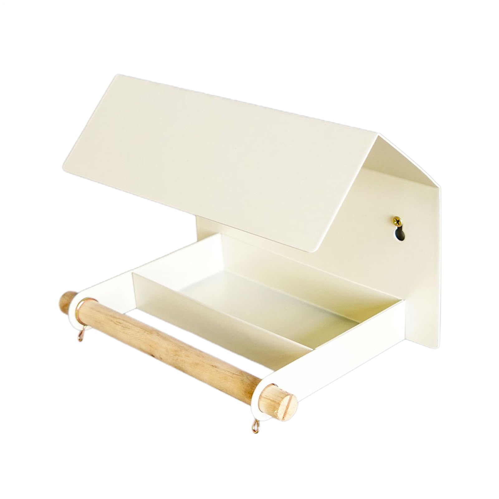 Mangeoire à oiseaux extérieur en métal pour jardin et balcon