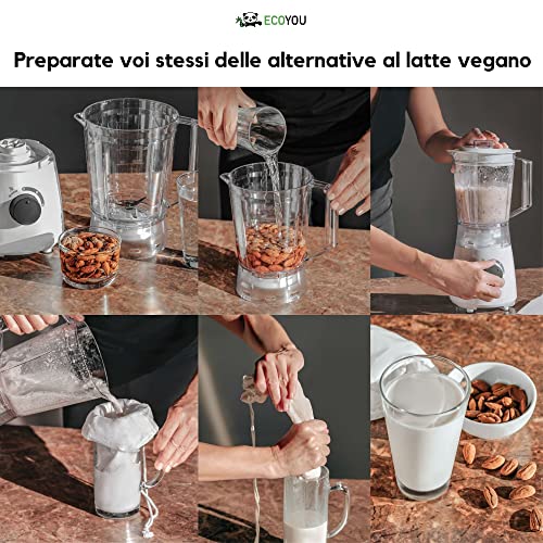 EcoYou Sacchetto per Latte Vegetale, Vegano