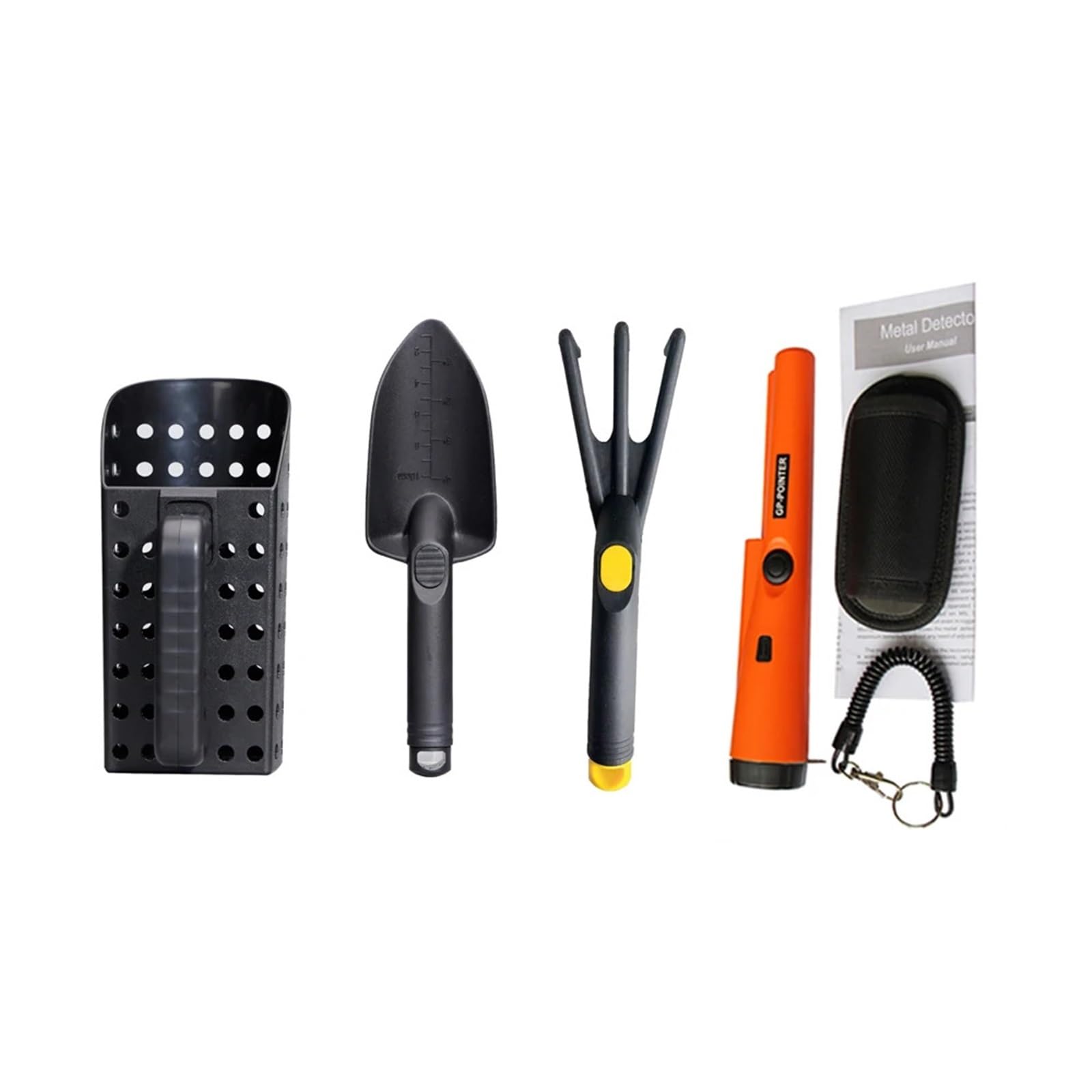 Nadcfn Set 4 Metal Detector Pinpointer Abs Sand Scoop And Shovel Set For Metal Detector Digging Tool Accessories For Underground Metal Detecting Metal Detector(Set 4)