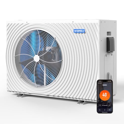 H10 Inverter Pool-Wärmepumpe 10 kW | Poolheizung für Pools von 34-45 m³ | COP...