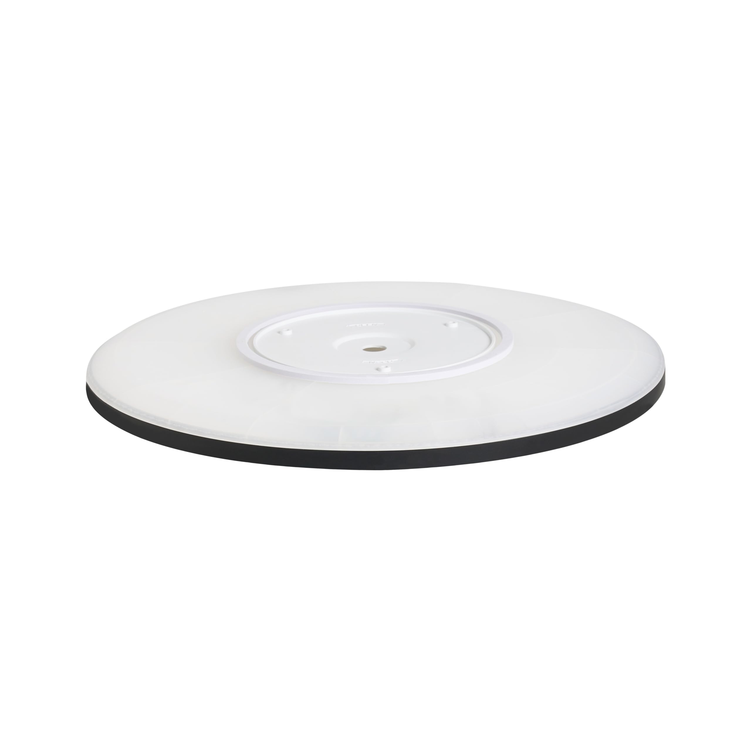 Lampa sufitowa płaska plafon okrągły LED panel natynkowy 42 cm czarny Velora