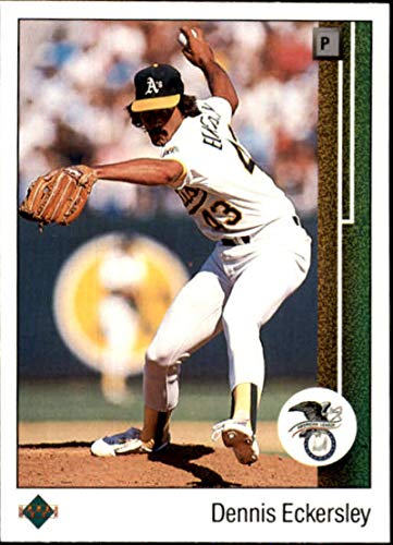 1989 Upper Deck #664 Dennis Eckersley Oakland Athletics AW MLB Baseball Card NM-MT