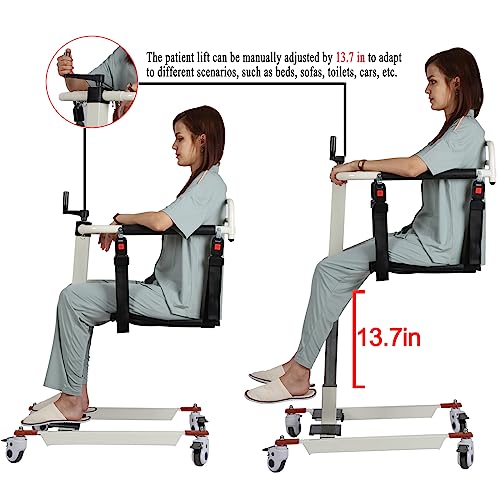 Bnddup Patient Lift Transfer Chair, Patient Lift For Home, Patient Transfer Lift Wheelchair For Car thumb #3