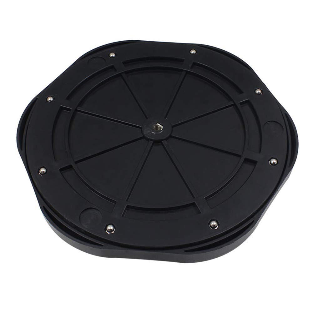 Almohadilla de Tambor Silenciosa, Ligera y Portátil de 1 Pulgadas para Entrenamiento de Percusión, Pad de Práctica de Plástico Negro para Bateristas, Estudiantes y Hogar