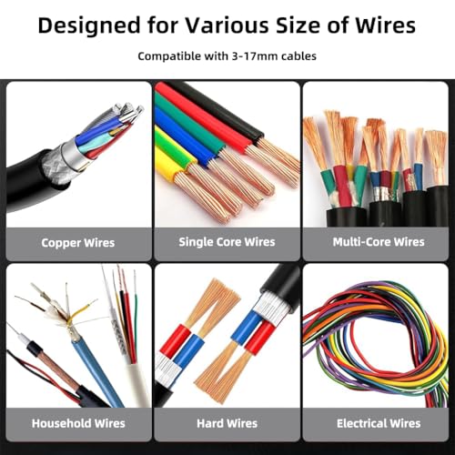 Image of Serplex 3Pcs Replacement Ring Blades for Cable Stripping Tool, High Speed Steel Manual Wire Stripper Replacement Blades for Serplex Wire Cable Stripping Machine