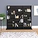 Prepac 3 Column Tall Media Storage Cabinet, Black Storage Cabinet, Display Cabinet, Multimedia Storage Organizer for CDs, DVDs, Blu-rays with 21 Adjustable Shelves 8.75