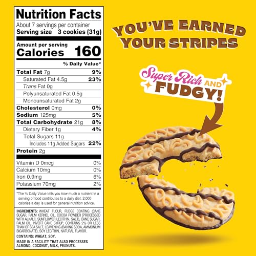 Image of Back to Nature - Fudge Striped Cookies - Made with Ingredients like Wheat Flour - Vegan and Non-GMO - Seriously Tasty Snack - 7.7 Ounce (Pack of 2)