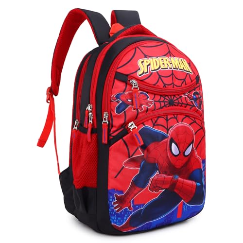 Image of Unisex Spidermanbackpack School Daypack Trendy Durable Bag for Study & Travel
