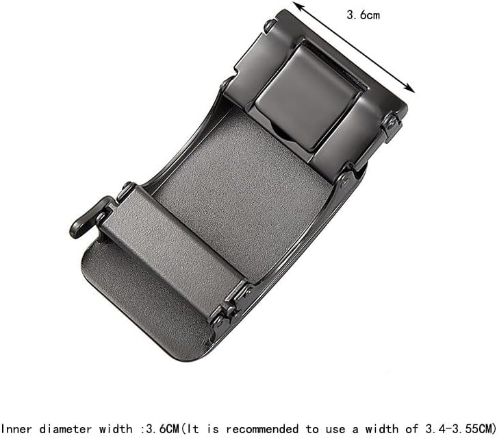 Square Black Metal Film Buckle Change The of The Men's Versatile Belt