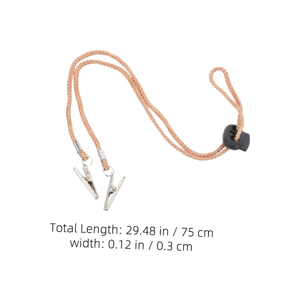 HAPINARY Napkin Clips Holder 4 Pack Hat Chin Straps Hat Clip Removable Chin Cord Adjustable Hat Retainer Fashionable and Accessory