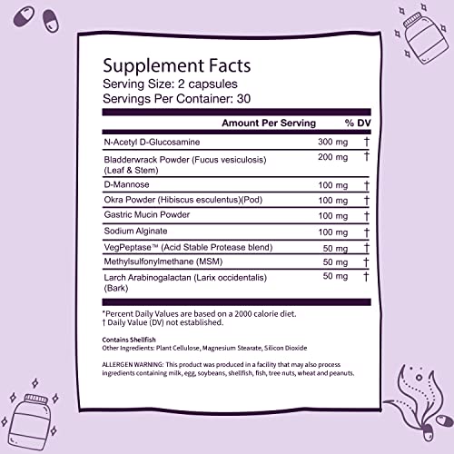 Gobiotix Lectin Defense Blocker For Interfering Dietary Lectins - Aids In Intestinal Health W/Immune Support - Digestive Enzyme Supplement For Women & Men - Non-Gmo + Gluten Free - 60 Caps (1) #TOP4