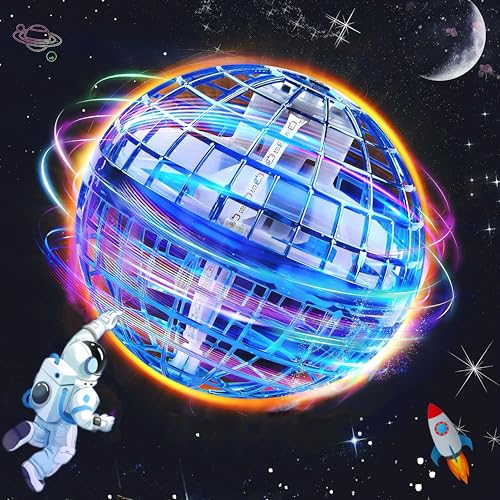 Easter Basket Stuffers for Teens: 2025 Cool Easter Gifts for Kids Boys Girls - Unique Easter Basket Essentials Ideas - Magic Flying Orb Ball Hover Toy