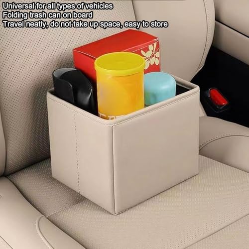 Bote de basura para coche impermeable que elimina el desorden en los asientos traseros 5