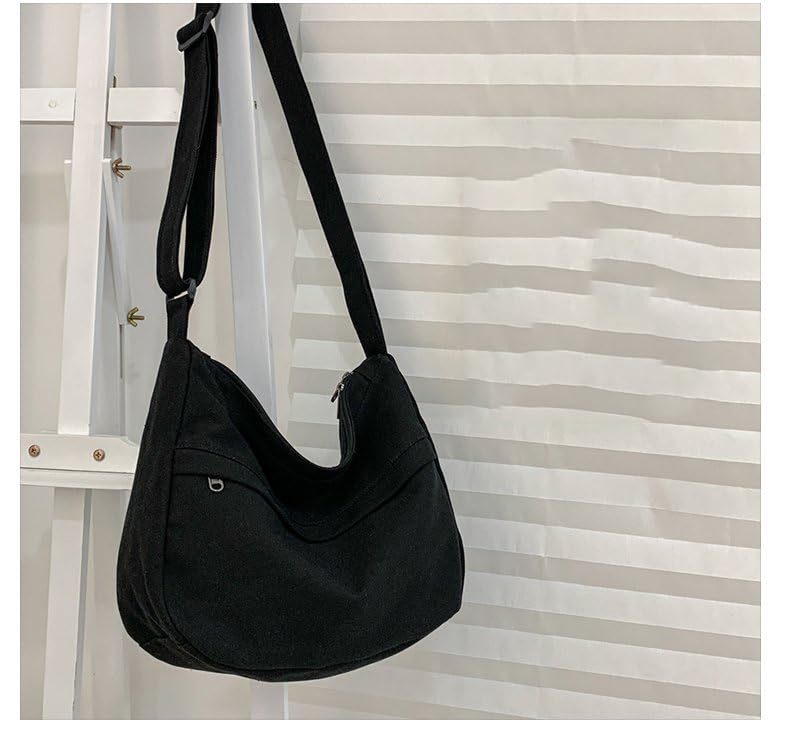 Bolso bandolera PRAGARI de lienzo para mujer miniatura 3