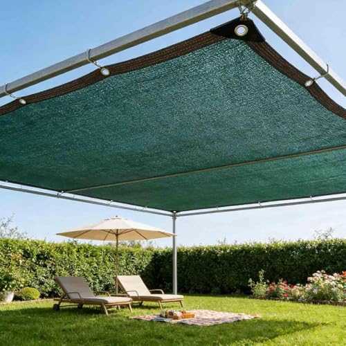 Malla de sombra para patio exterior resistente con tejido transpirable 4