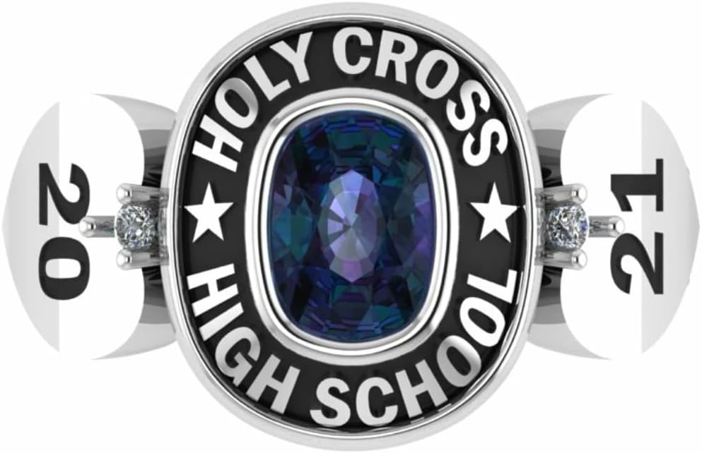 Customized High School Class Ring jewelry for Girl