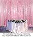 ShiDianYi 8 X 8, Ready to Dispatch,Shiny Pink Sequin Backdrops, Fuchsia Pink Sequin Photo Booth Backdrop, Party Backdrops,Wedding Backdrops, Sparkling Photography Prop
