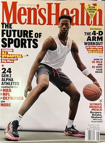 Men’S Health Usa Magazine July-August 2025 The Future Of Sports