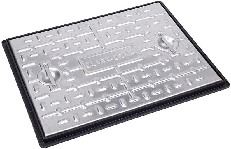 Clark Drain 600 x 450mm Galvanised S/S 5T Manhole Cover PC6BG