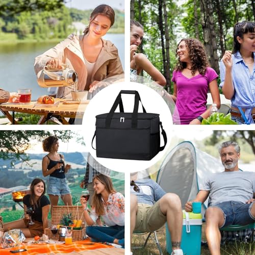 Aislante de 35 L – Recipiente térmico para Alimentos fríos y Calientes, isotérmica con Correa de Transporte de Bebidas, mariscos, Leche y Cerveza, Gran para Picnic, Camping - imagen 5