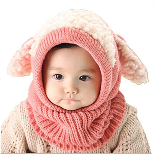 Baby Girls Boys Winter Warm Hats Scarf with Cute Ear Flaps Hood Scarves + Caps for 6-36 Months (Pink) Baby Girls Boys Winter Warm Hats Scarf with Cute Ear Flaps Hood Scarves + Caps for 6-36 Months (Pink)