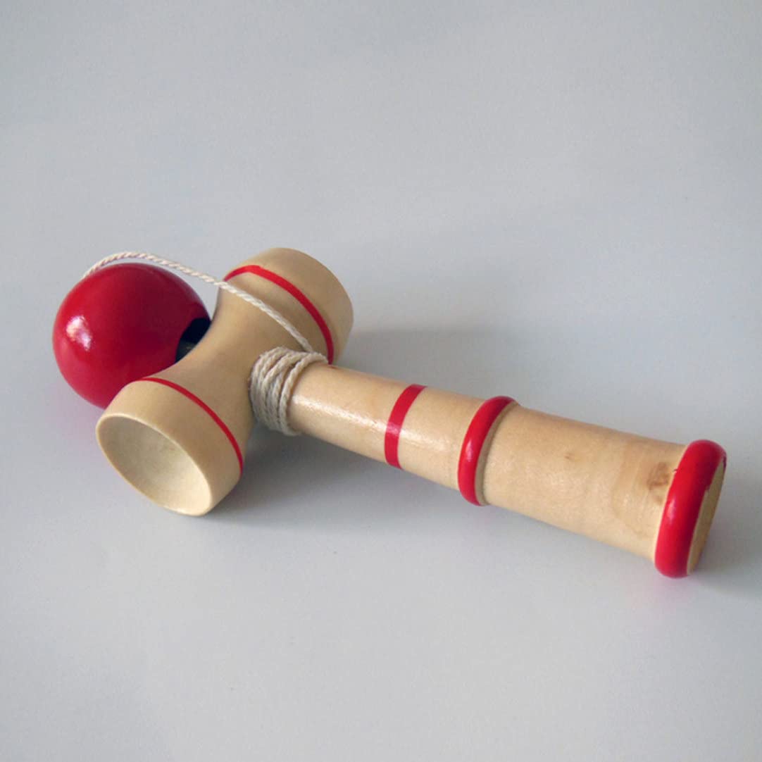 Giocattolo in legno Kendama Blue Ball Cup Game Classic Bilancing Skill Game Abilità in legno