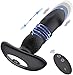 Vibrador Empuje Vibración Anal Plug Para Hombres Consolador Vibrador Masaje de Próstata Butt Plug Juguetes Sexuales Productos Para Adultos Masturbador Vibrador