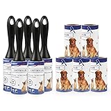 windson 900 Sheets/10 Refills Lint Rollers for Pet Hair Extra Sticky - Cat Dog Hair Lint Remover,...