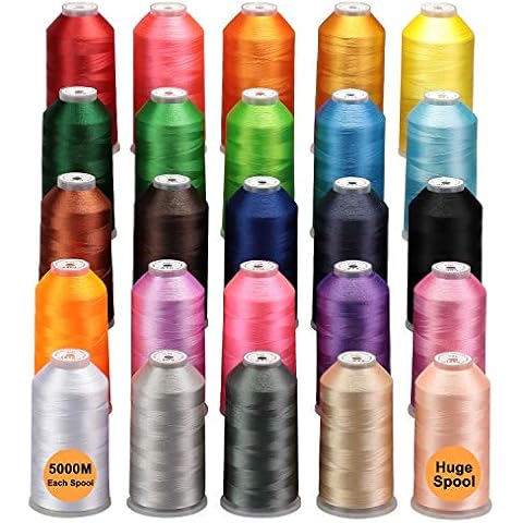 New brothread 25 Colour Polyester Embroidery Thread Cover