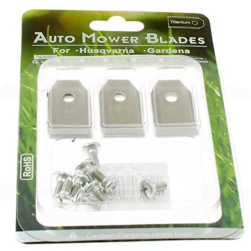cellePhone 9X Ersatz-Messer Klingen 0,75mm für Husqvarna/Gardena Mähroboter