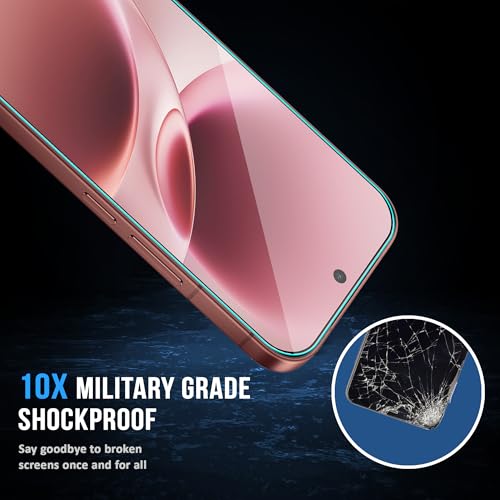 Image of FIRST MART Tempered Glass for Vivo V70 Elite & Vivo V70, 9H Full-Glue Screen Protector, 3D Edge-to-Edge, HD Clear, Oleophobic, Case-Friendly, Black, Pack of 1